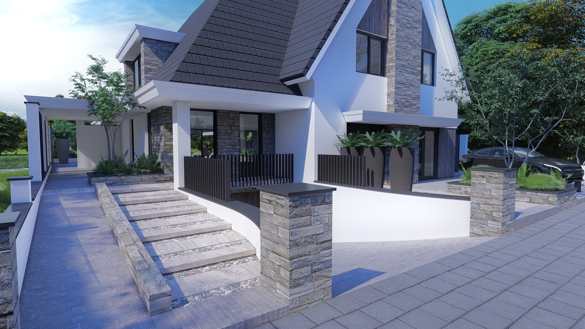 Totaalconcept woning en buitenruimte in Volendam, Volendam (2)