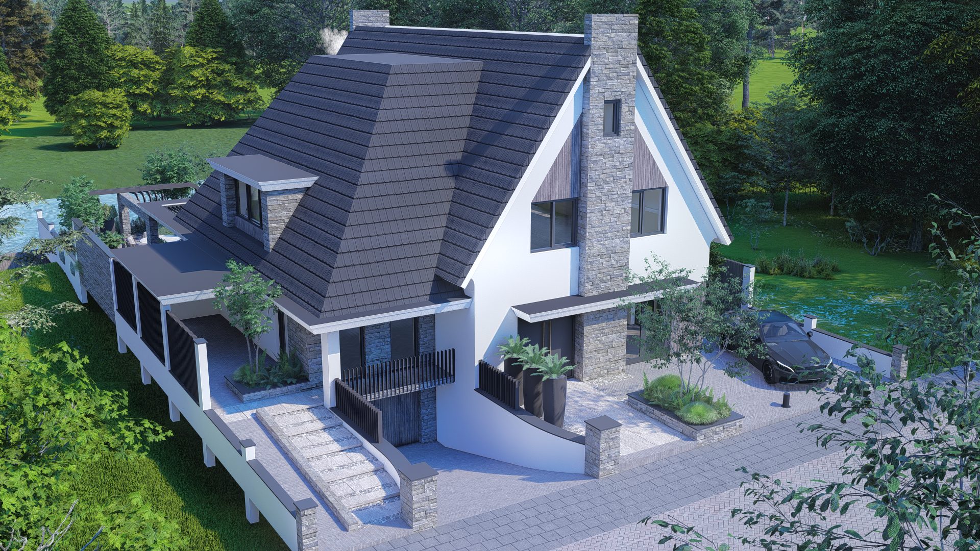 Totaalconcept woning en buitenruimte in Volendam, Volendam (10)