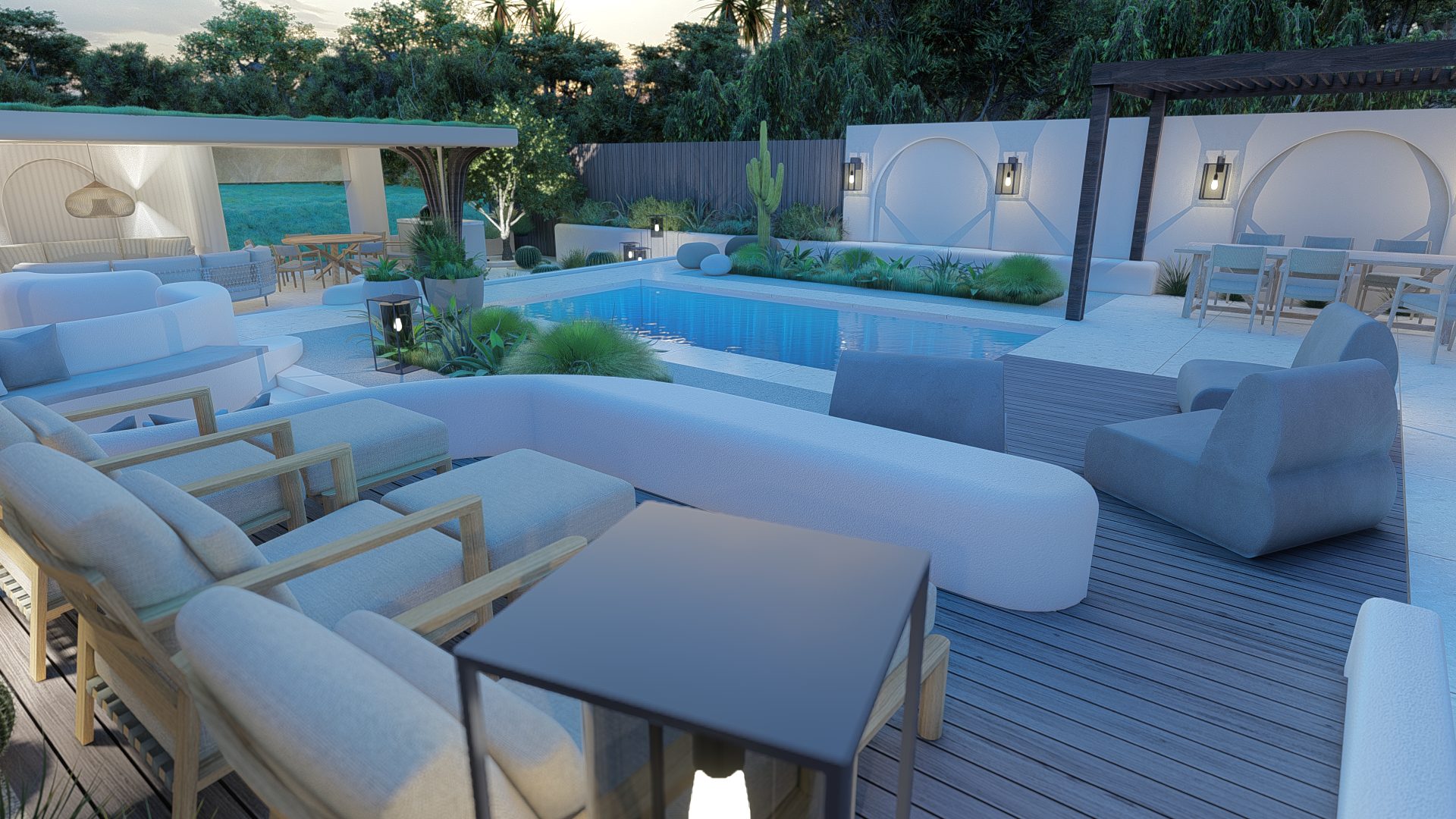 Ibiza-mediterrane tuinluxe met poolhouse in Den Haag, Den Haag (3)