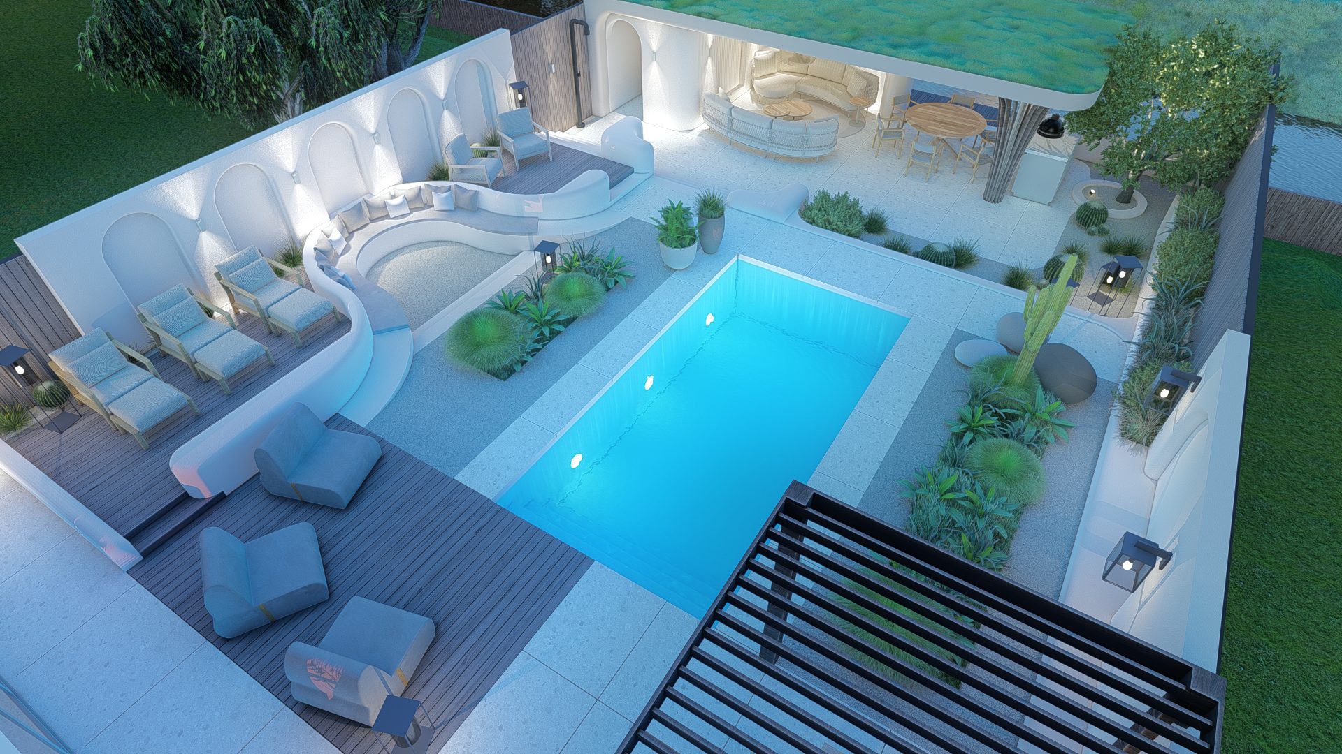 Ibiza-mediterrane tuinluxe met poolhouse in Den Haag, Den Haag (18)